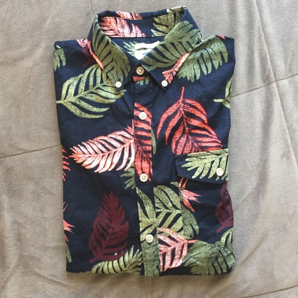 Floral Print Casual Button Up - Picture 1 of 4